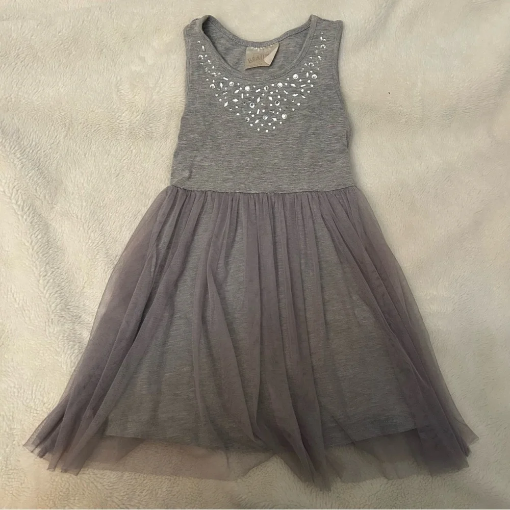 Size 5 GIRLS Rhinestone Dress B3